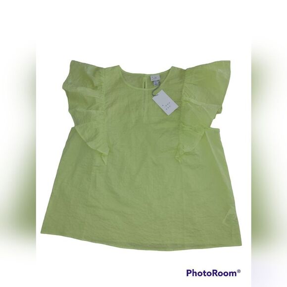 " A New Day" NWT Ruffle Blouse Size L - Picture 1 of 5